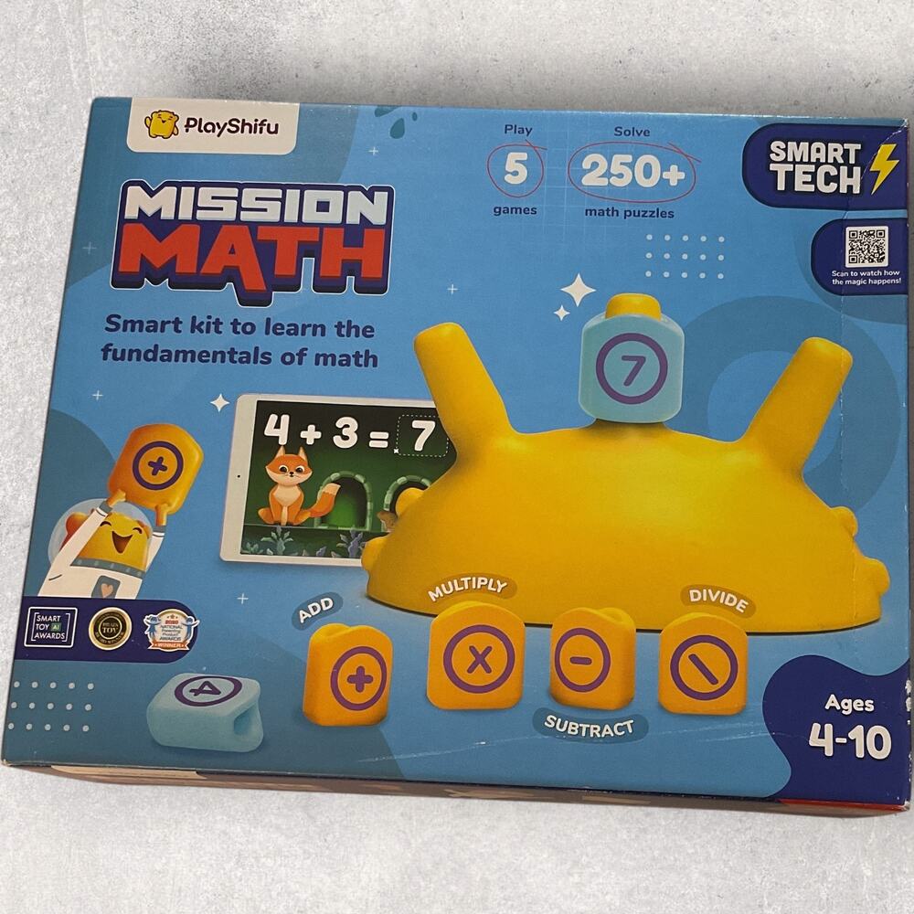 PlayShifu Mission Math Smart Learning Kit Ages 4-10 STEM Math Game - Picture 3 of 4
